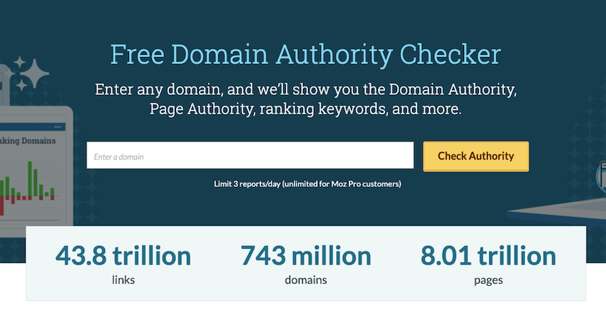 Free Domain Authority Checker Image